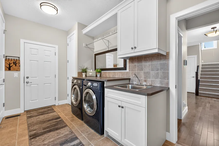 Laundry and mudroom