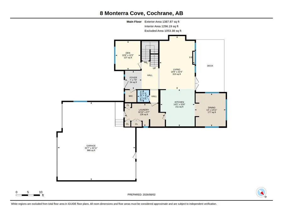 Floor plan, Main floor