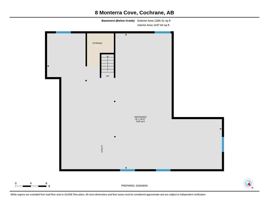 Floor plan, Basement, below grade